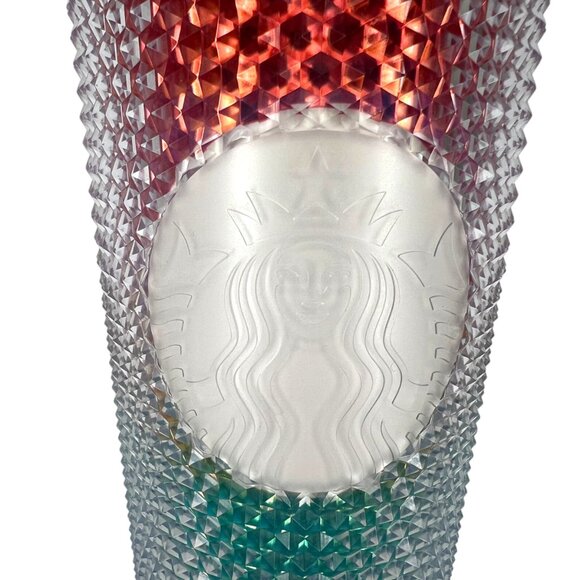 Starbucks Rainbow Pride 2020 Studded Cold Cup Tumbler 24 Oz Limited Edition - Picture 2 of 9